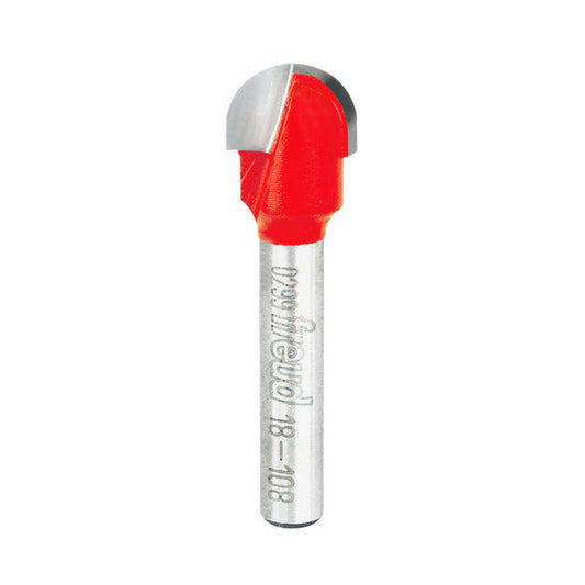 Freud 008925380382 1/4" Radius Round Nose Bit with 1/4" shank, 1-13/16" overall length