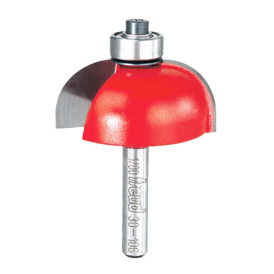 Freud 008925380610 1/2" Radius Cove Bit with 1/4" Shank
