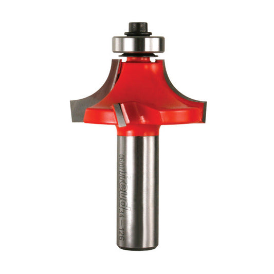 Freud 008925380757 1/2" Radius Rounding Over Bit with 1/2" shank, 1/2" large radius