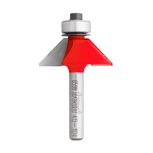Freud 008925380948 1-11/32" (dia.) Chamfer Bit with 1/4" shank, 2-3/16" overall length