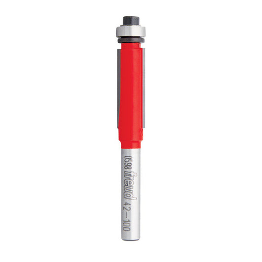 Freud 008925380979 3/8" (dia.) Bearing Flush Trim Bit with 1/4" shank, 2-13/16" overall length
