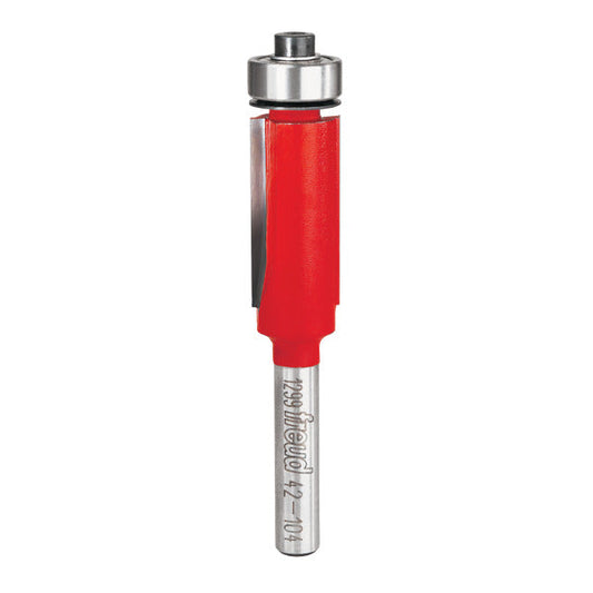 Freud 008925380993 1/2" (dia.) Bearing Flush Trim Bit with 1/4" shank, 3 flutes