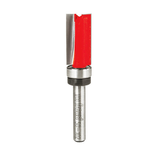 Freud 008925384212 1/2" (dia.) Top Bearing Flush Trim Bit with 1/4" shank, 2-5/8" overall length