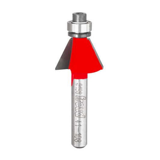 Freud 008925385677 25/32" (Dia.) Bevel Trim Bit with 1/4" Shank