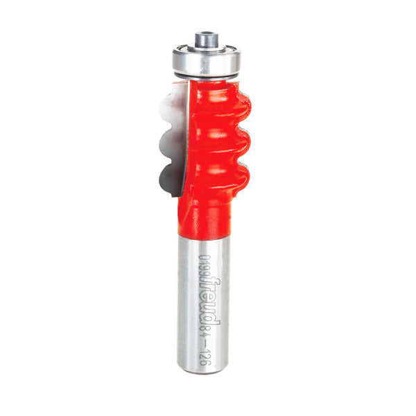 Freud 008925386025 1/8" Radius Triple Beading & Fluting Bit with 1/2" shank, 3" overall length