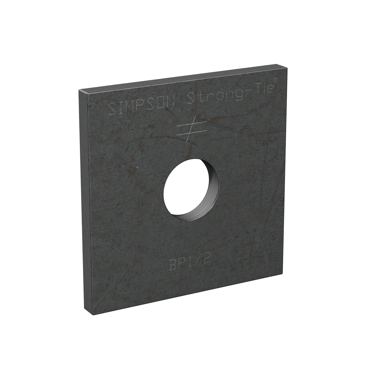 Simpson Strong-Tie BP 1 BP 3-1/2 in. x 3-1/2 in. Bearing Plate with 1 in. Bolt Dia.