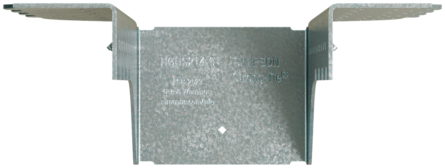 Simpson Strong-Tie HGUS214-3 HGUS® Galvanized Face-Mount Joist Hanger for Triple 2x14