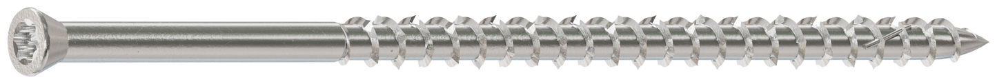 Simpson Strong-Tie S09400WP1 Deck-Drive™ DWP WOOD SS Screw — #9 x 4 in. T-20, Trim Head, Type 305 (1 lb.) (Pack of 1500)