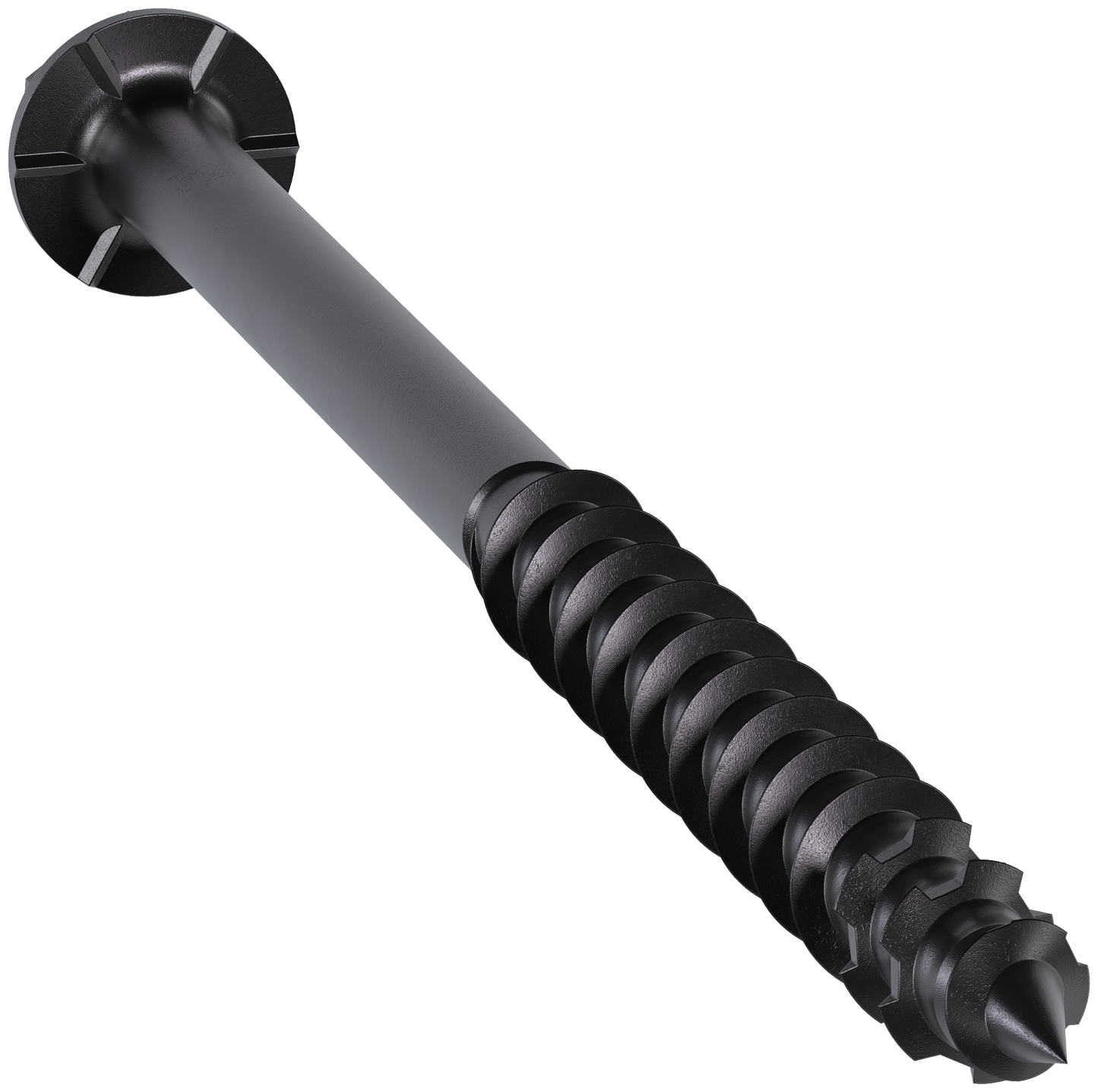 Simpson Strong-Tie TNTBL18314H Titen Turbo™ — 3/16 in. x 3-1/4 in. Hex-Head Concrete and Masonry Screw, Black (100-Qty)
