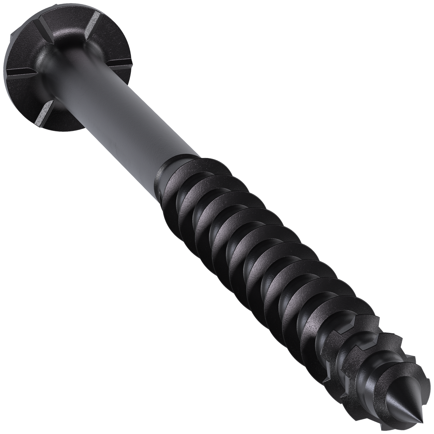 Simpson Strong-Tie TNTBL18234H Titen Turbo™ — 3/16 in. x 2-3/4 in. Hex-Head Concrete and Masonry Screw, Black (100-Qty) (Pack of 5)