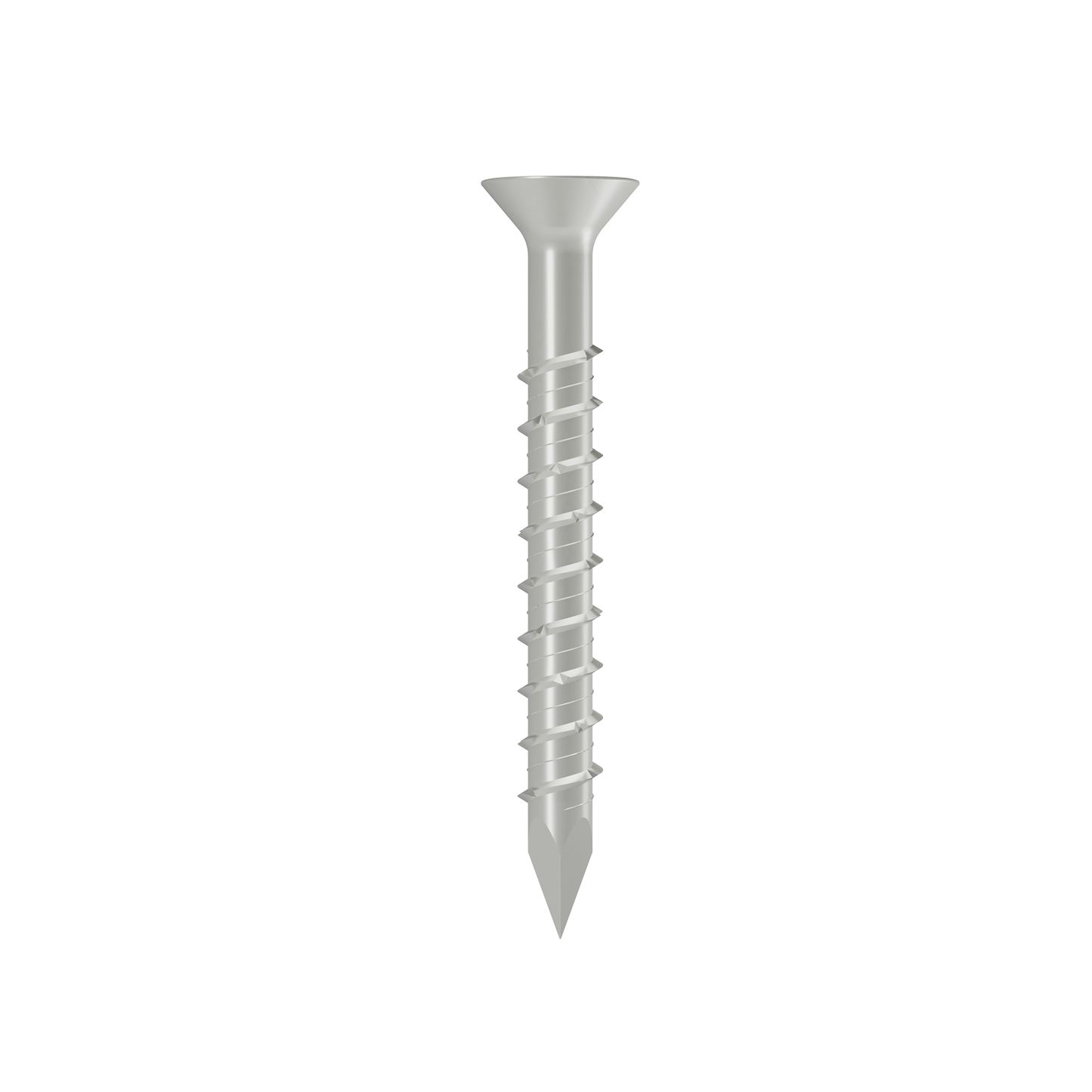 Simpson Strong-Tie TTN25214PFSS Titen® 1/4 in. x 2-1/4 in. Phillips Flat-Head Stainless-Steel Concrete and Masonry Screw (100-Qty) (Pack of 5)