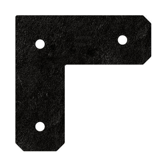 Simpson Strong-Tie APVL4 Outdoor Accents® Avant Collection™ ZMAX®, Black Powder-Coated L Strap for 4x4
