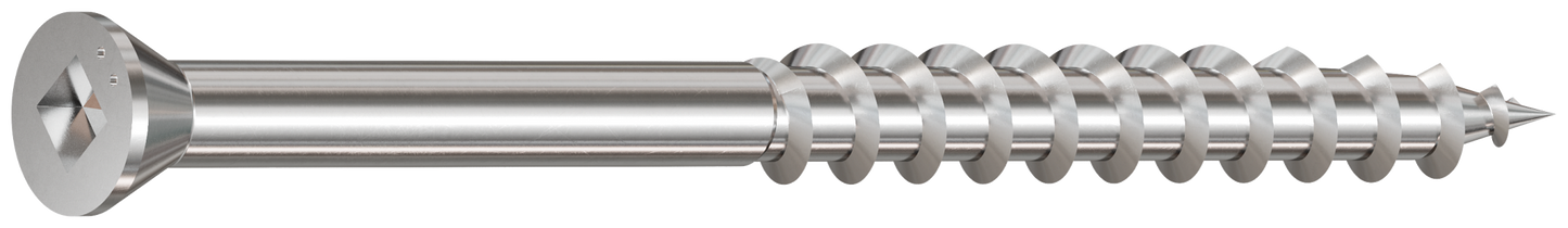 Simpson Strong-Tie S07C225PAK Trim-Head Screw, Square Drive — #7 x 2-1/4 in. #1 SQ, Type 305 (350-Qty)