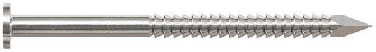 Simpson Strong-Tie S6ACN1 Common Nail, Annular Ring Shank — 2-in. x .120-in. Type 304 Stainless Steel (1 lb.) (Pack of 10)