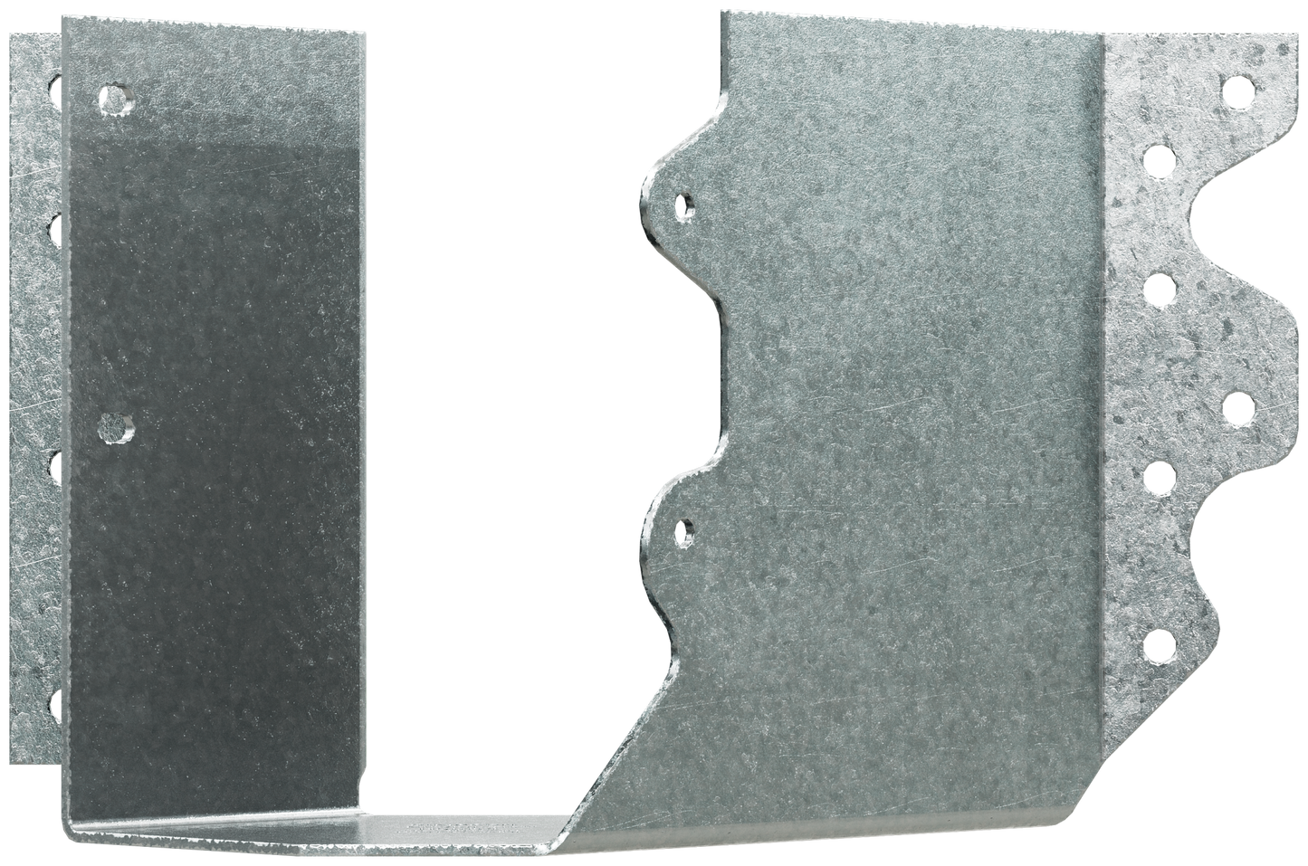 Simpson Strong-Tie HSUL26-2 HSUL Galvanized Joist Hanger for Double 2x6, Skewed Left