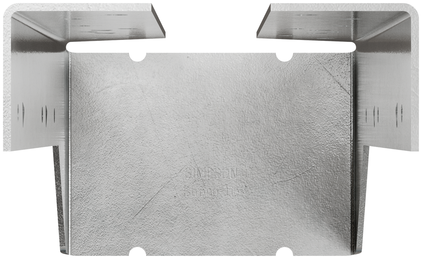 Simpson Strong-Tie HUC410SS HUC Stainless-Steel Face-Mount Concealed-Flange Joist Hanger for 4x10