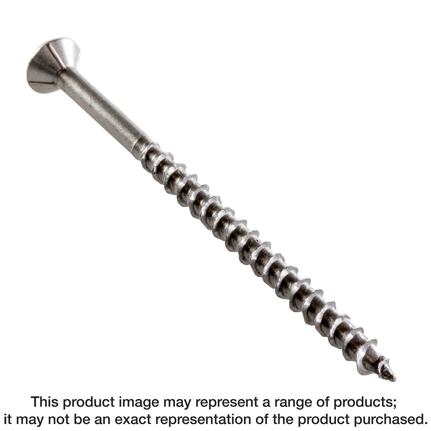 Simpson Strong-Tie T12400WP-RP5 Deck-Drive™ DWP WOOD SS Screw — #12 x 4 in. T-27, Flat Head, Type 316 (5-Qty) (Pack of 3240)