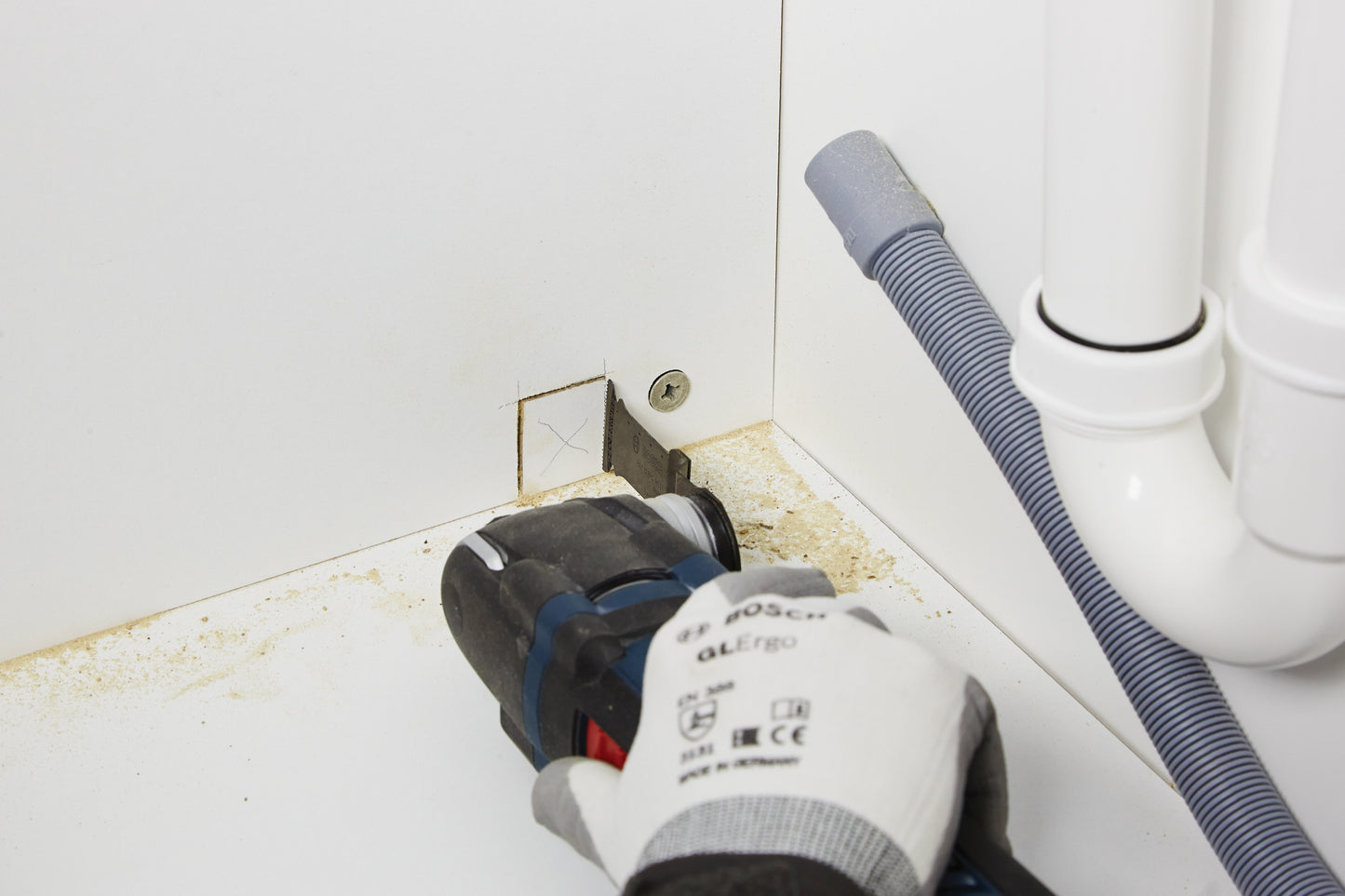 BOSCH OSL114F-3 Herramienta multiusos oscilante Starlock® de 1-1/4 pulg., hoja de corte por inmersión bimetálica Xtra-clean, paquete de 3.