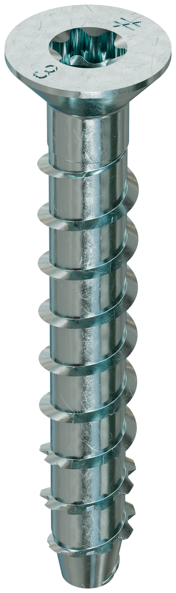 Simpson Strong-Tie THD37300CS Titen HD® 3/8 in. x 3 in. Zinc-Plated Countersunk Head Heavy-Duty Screw Anchor (50-Qty) (Pack of 300)