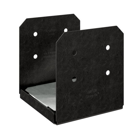 Simpson Strong-Tie APVB1010 Outdoor Accents® Avant Collection™ ZMAX®, Black Powder-Coated Post Base for 10x10