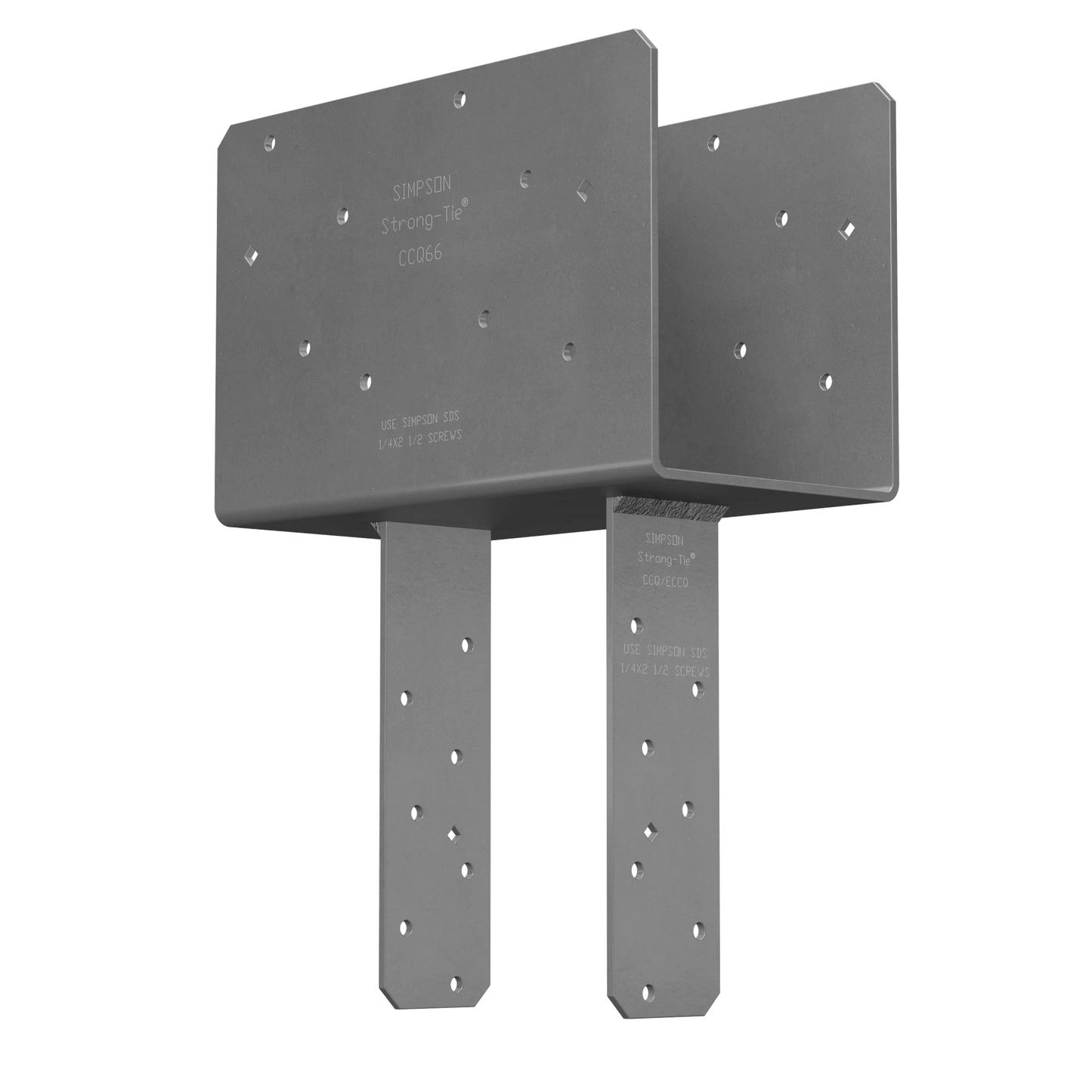 Simpson Strong-Tie CCQ66SDS2.5 CCQ™ Column Cap for 6x Beam, 6x Post with Strong-Drive® SDS Screws (Pack of 72)