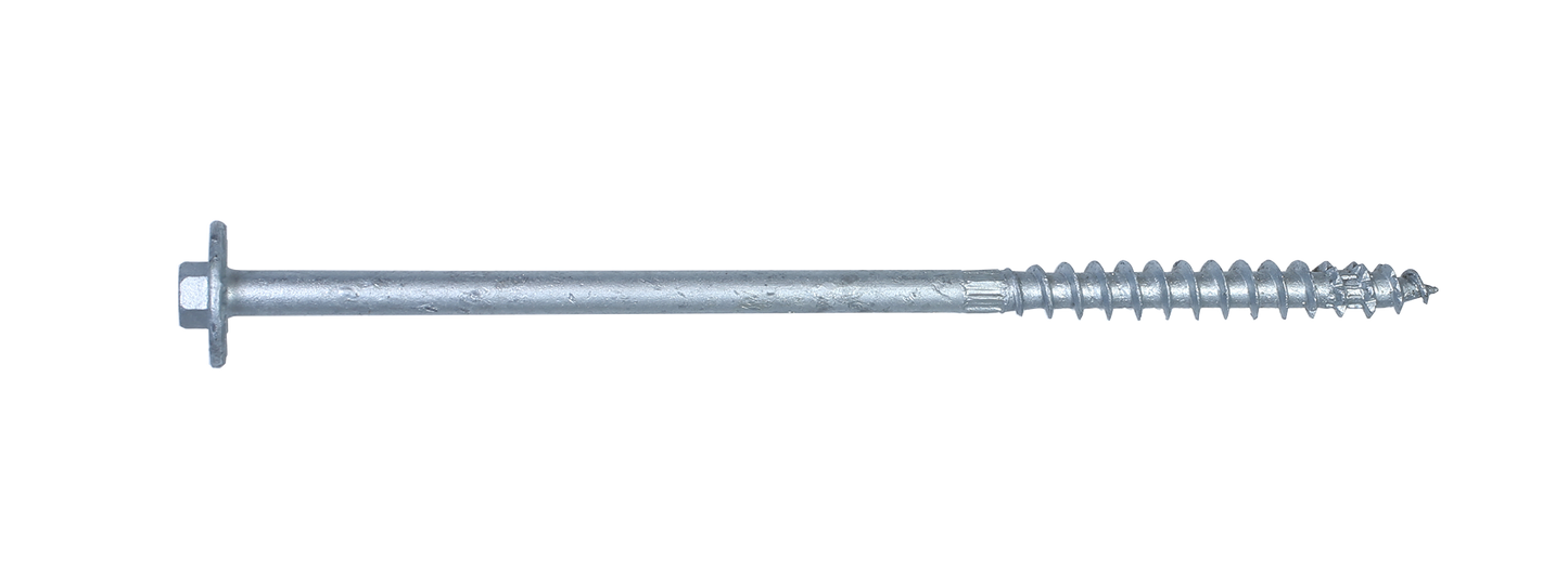 Simpson Strong-Tie SDWH27800GMB Strong-Drive® SDWH™ TIMBER-HEX HDG Screw — 0.276 in. x 8 in. 3/8 Hex (150-Qty) (Pack of 36)