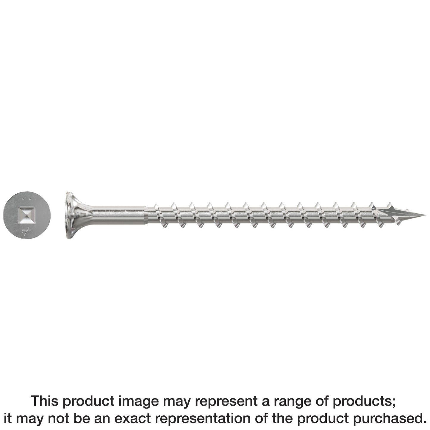 Simpson  #8 x 2-1/2" Quik Drive SSWSCB 305 Stainless Steel Roofing Tile Collated Screws, Pkg 1500