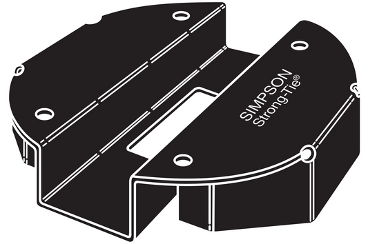 Simpson Strong-Tie PC8Z PCZ® ZMAX® Galvanized Post Cap for 8x