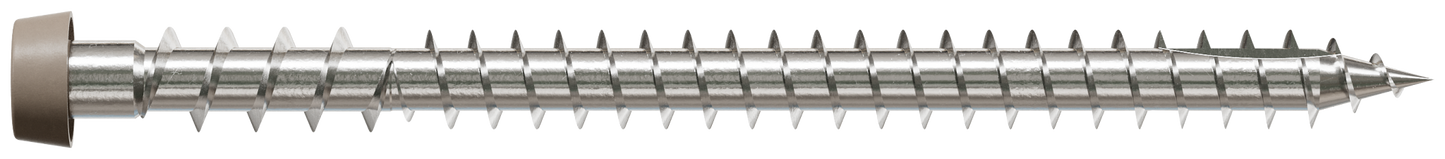 Simpson Strong-Tie DCU234MB305GR01 Deck-Drive™ DCU COMPOSITE Screw — #10 x 2-3/4 in. T20, Type 305, Gray 01 (1750-Qty)