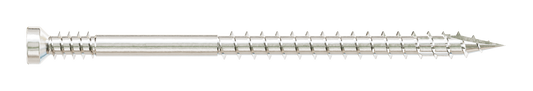 Simpson Strong-Tie FT07212T400 Finish Trim Screw — #7 x 2-1/2 in. T10, Trim-Head, Type 316 (400-Qty) (Pack of 6)