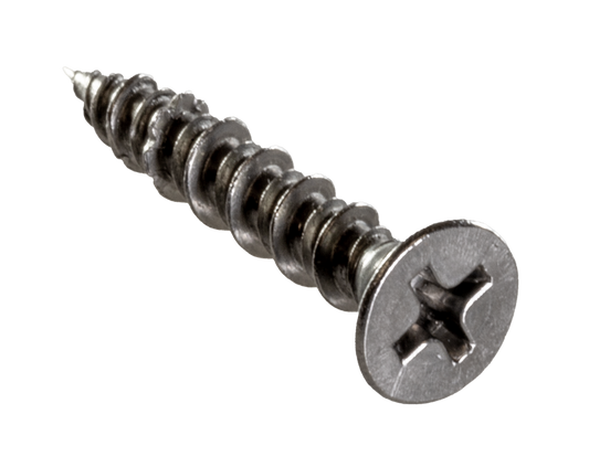 Simpson Strong-Tie T08J100FXM Marine Screw, Flat Head — #8 x 1 in. #2 Phillips Drive, Type 316 (1000-Qty) (Pack of 6)