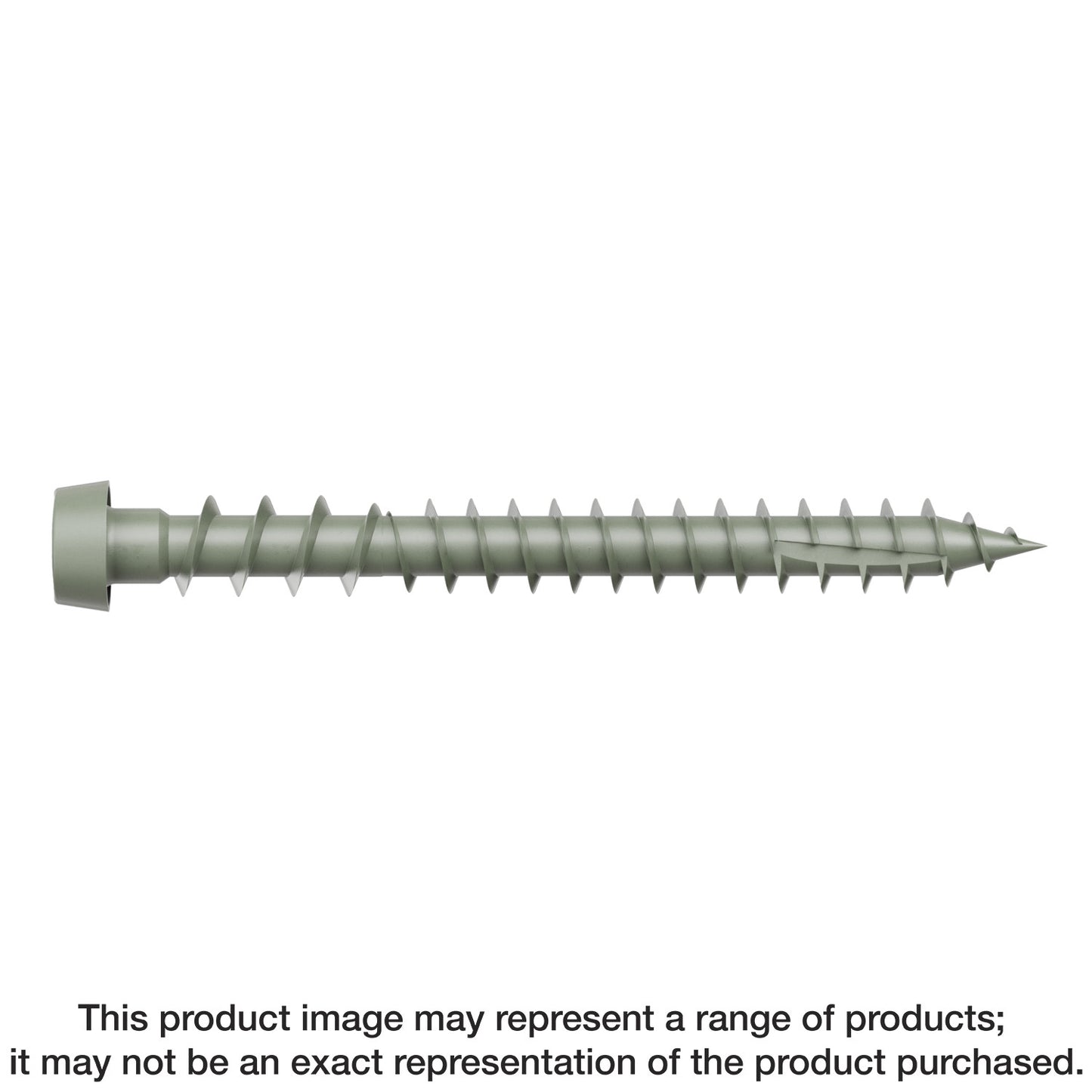 Simpson Strong-Tie DCU2GRR70 Deck-Drive™ DCU COMPOSITE Screw — #10 x 2 in. T20, Quik Guard®, Gray (70-Qty)