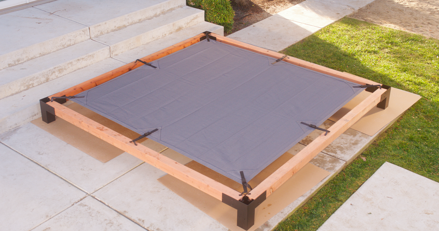 Simpson Strong-Tie B-SAGEG8X8(4X) Sage System™ DIY 8x8 Pergola Bundle with 8x8 Sunshade, Gray