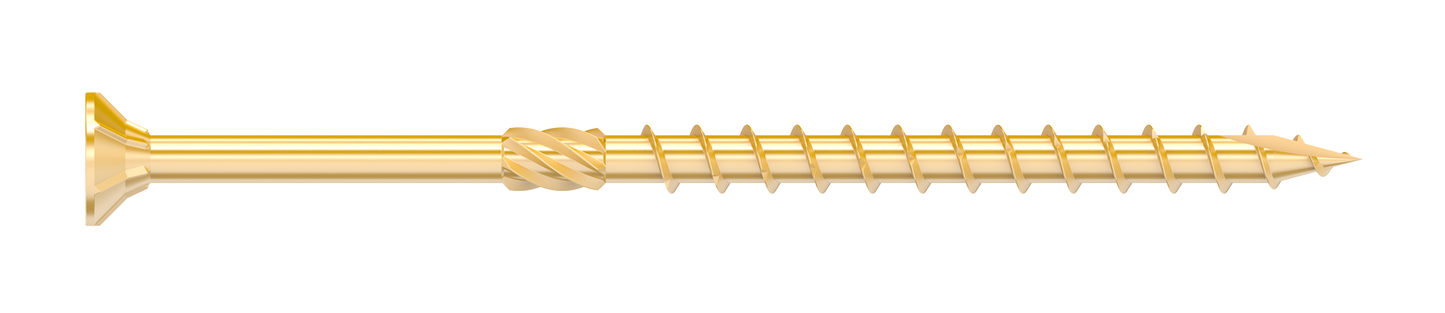 Simpson Strong-Tie SDCP22512 Strong-Drive® SDCP TIMBER-CP Screw — 0.315-in. x 5-1/2-in. T40, Yellow Zinc (250-Qty)