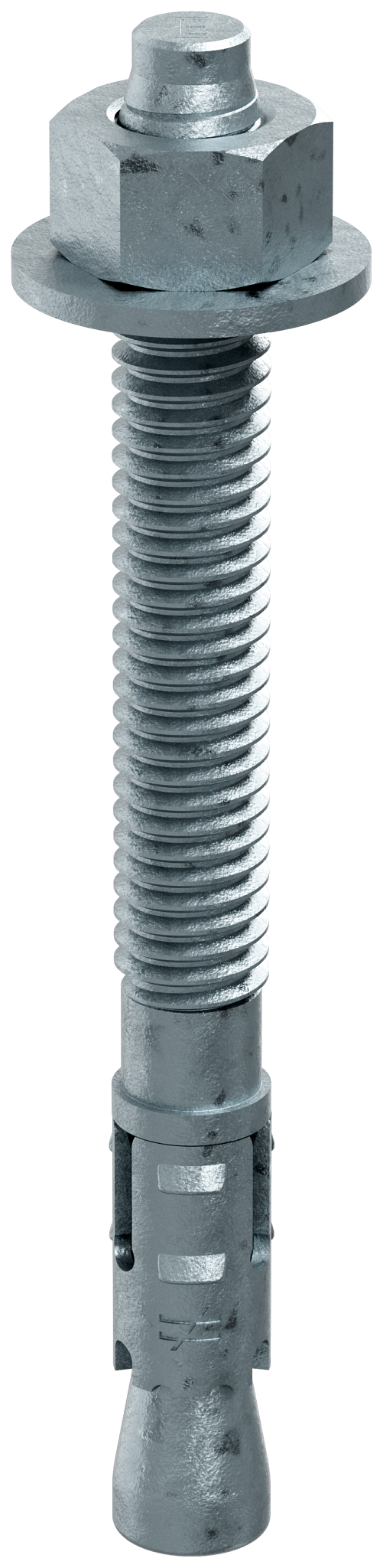 Simpson Strong-Tie STB2-37334MGF50 Strong-Bolt® 2 — 3/8 in. x 3-3/4 in. Mechanically Galvanized Wedge Anchor, Fully Assembled (50-Qty) (Pack of 420)