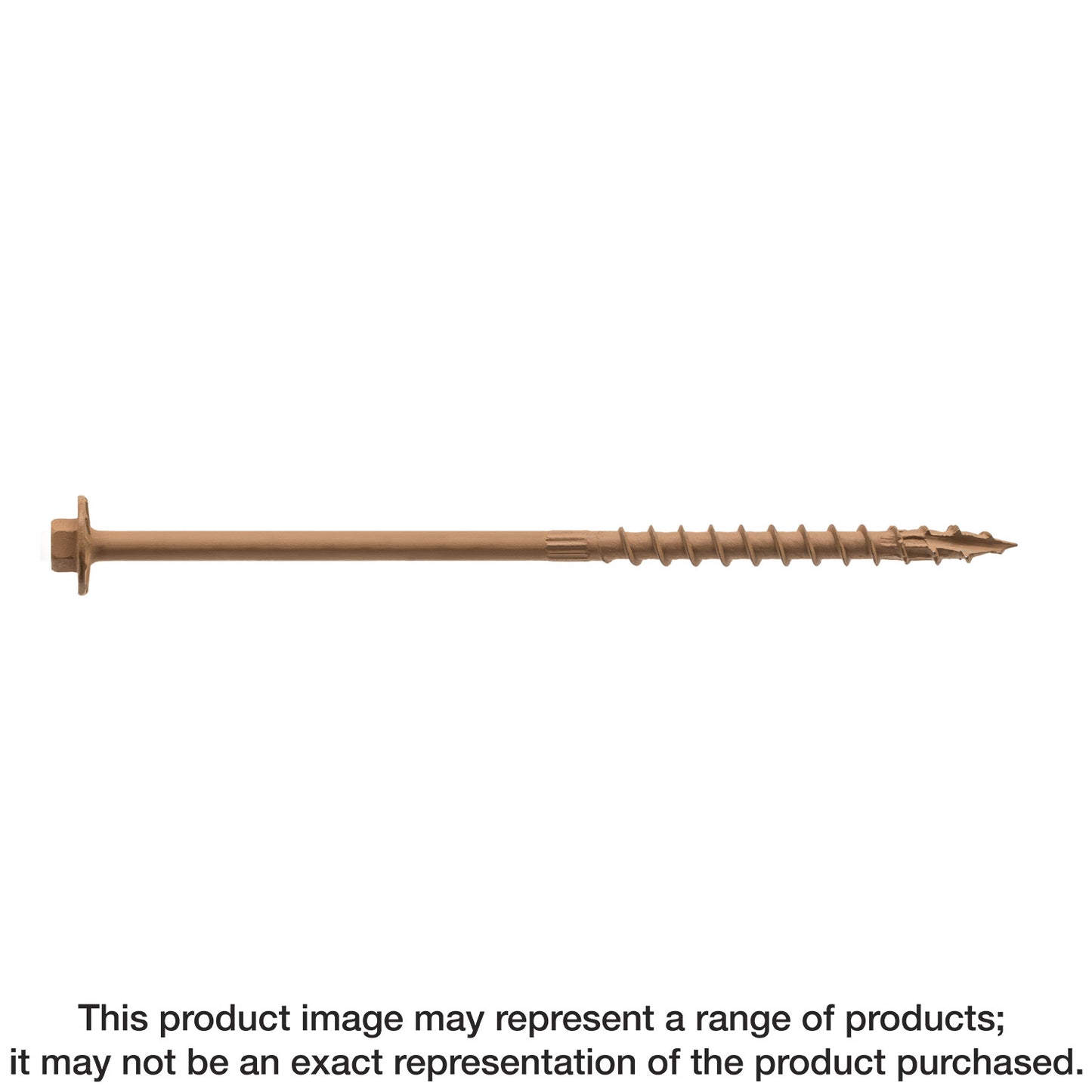 Simpson Strong-Tie SDWH19600SS-R10 Strong-Drive® SDWH™ TIMBER-HEX SS Screw — 0.185 in. x 6 in. 5/16 Hex, Type 316 (10-Qty) (Pack of 720)