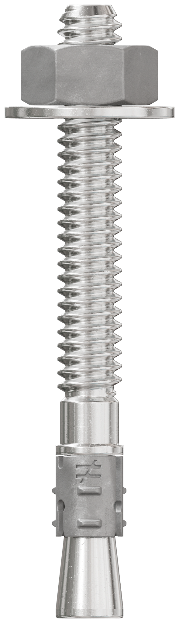 Simpson Strong-Tie STB2-25214S4F100 Strong-Bolt® 2 — 1/4 in. x 2-1/4 in. Type 304 Stainless-Steel Wedge Anchor, Fully Assembled (100-Qty) (Pack of 420)
