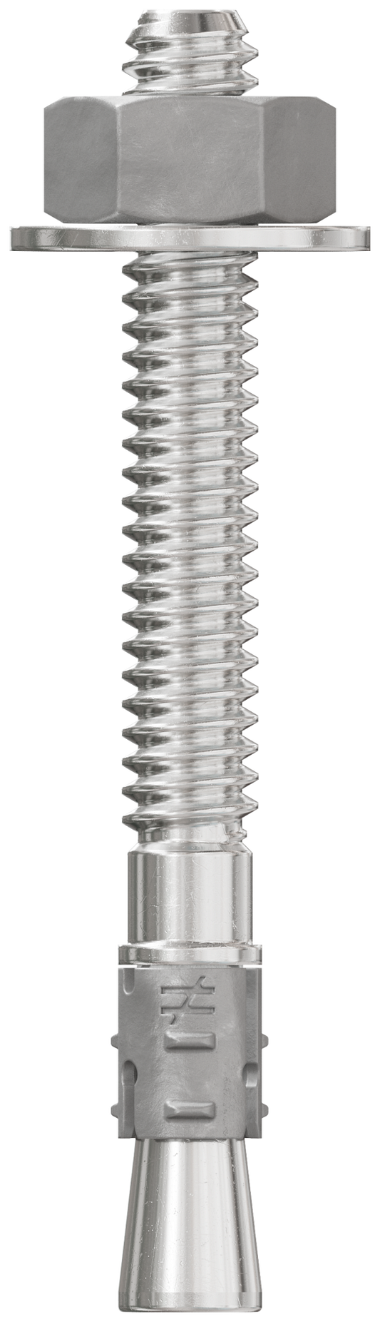 Simpson Strong-Tie STB2-25214S4F100 Strong-Bolt® 2 — 1/4 in. x 2-1/4 in. Type 304 Stainless-Steel Wedge Anchor, Fully Assembled (100-Qty) (Pack of 4)