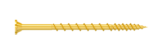 Simpson Strong-Tie WSV3S Strong-Drive® WSV SUBFLOOR Screw (Collated) — #9 x 3 in. T25, Yellow Zinc (1000-Qty)