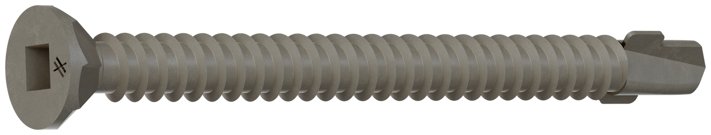 Simpson Strong-Tie CBSDQ214-2K CBSDQ Sheathing-to-CFS Screw — #10 x 2-1/4 in. #2 Square Undersized, Quik Guard® (2000-Qty)