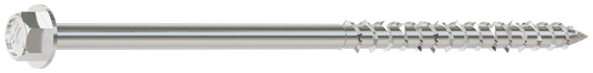 Simpson Strong-Tie SDWH19500SS-R10 Strong-Drive® SDWH™ TIMBER-HEX SS Screw — 0.185 in. x 5 in. 5/16 Hex, Type 316 (10-Qty) (Pack of 6)