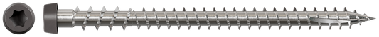 Simpson Strong-Tie DCU234S316GR04 Deck-Drive™ DCU COMPOSITE Screw (Collated) — #10 x 2-3/4 in. Type 316, Gray 04 (1000-Qty) (Pack of 100)