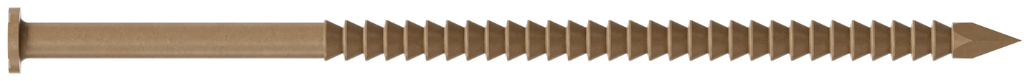 Simpson Strong-Tie S8SNDT5 Painted Siding Nail — 2-1/2 in. x .092 in. Type 304 Stainless Steel, Tan (5 lb.) (Pack of 6)