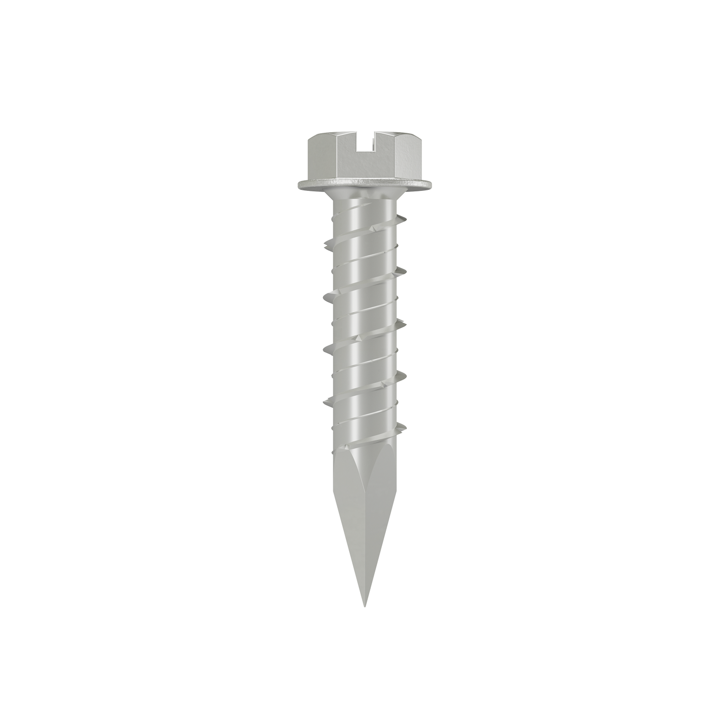 Simpson Strong-Tie TTN25114HSS Titen® 1/4 in. x 1-1/4 in. Hex-Head Stainless-Steel Concrete and Masonry Screw (100-Qty)