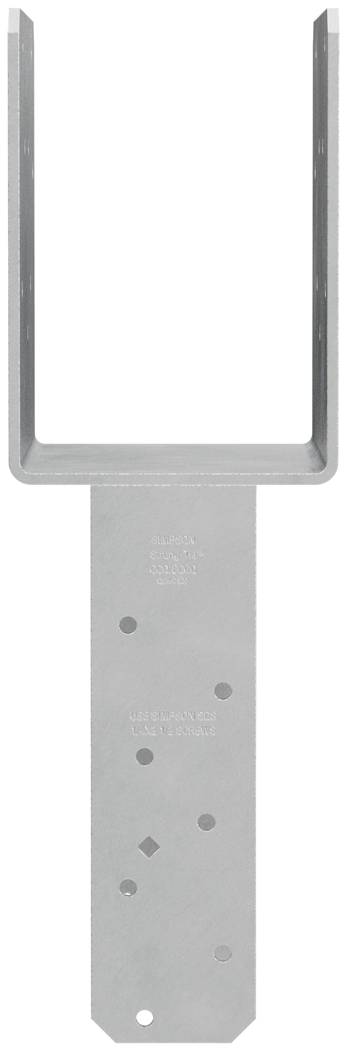 Simpson Strong-Tie ECCQ4.62-5.50HDG ECCQ™ HDG End Column Cap for Triple 2x Beam, 6x Post, with Strong-Drive® SDS Screws