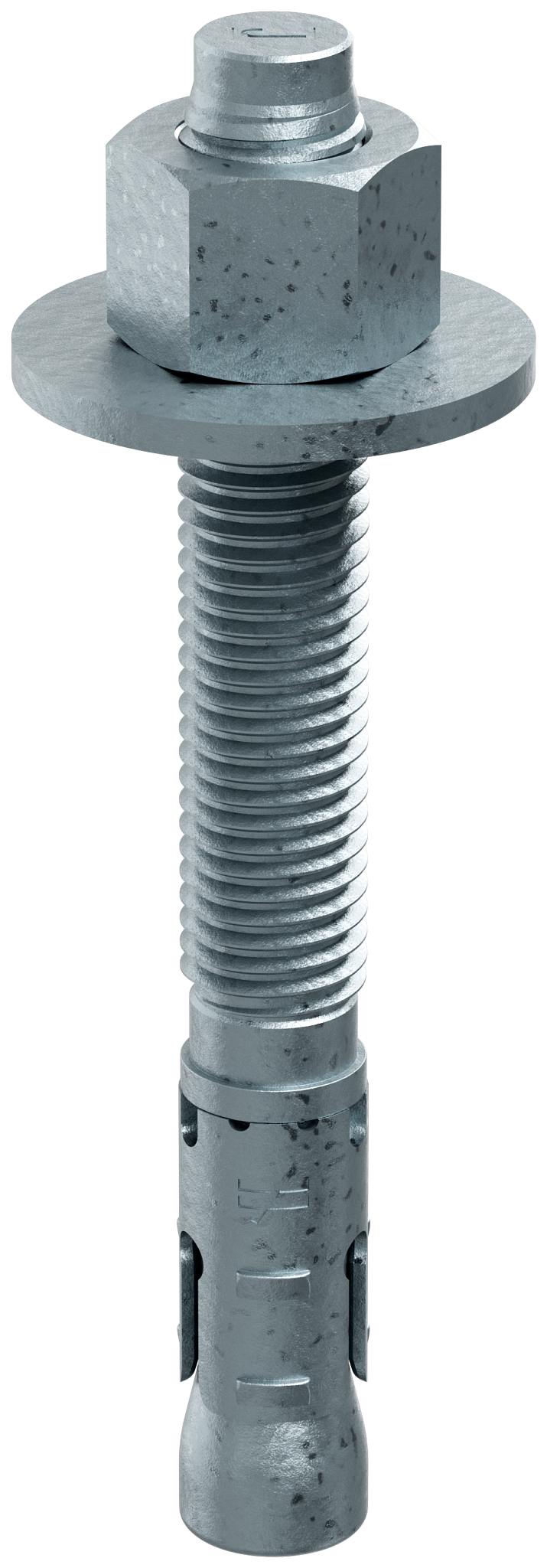 Simpson Strong-Tie STB2-75614MGF10 Strong-Bolt® 2 — 3/4 in. x 6-1/4 in. Mechanically Galvanized Wedge Anchor, Fully Assembled (10-Qty)