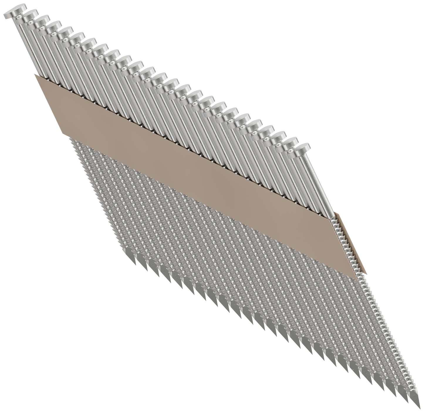 Simpson Strong-Tie S325T31250 31°–34° Paper Tape, Clipped Head, Ring-Shank Nail — 3-1/4 in. Type 304 (250-Qty) (Pack of 960)