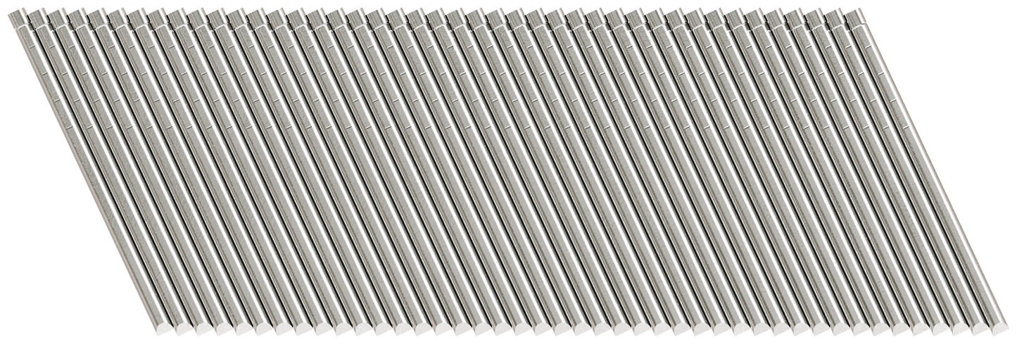 Simpson Strong-Tie S15N150FNB 25° Angle, Adhesive Collation, FN-Style, 15-Gauge Finishing Nail — 1-1/2 in. Type 304 (500-Qty) (Pack of 5)