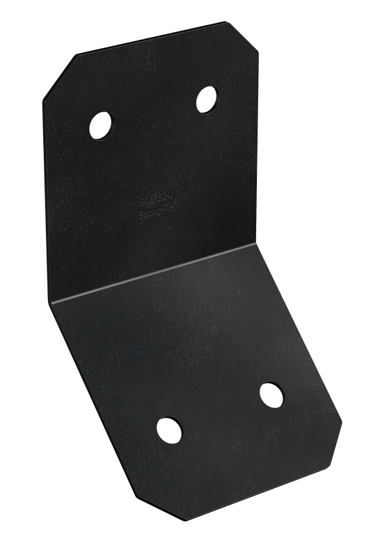 Simpson Strong-Tie APVKB45-6 Outdoor Accents® Avant Collection™ ZMAX®, Black Powder-Coated Knee Brace Connector for 6x