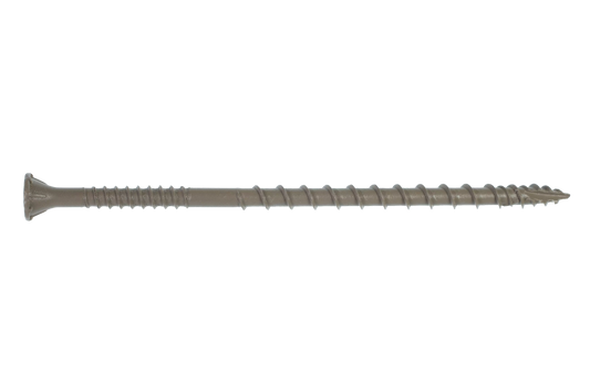 Simpson Strong-Tie DSVT4R5LB Deck-Drive™ DSV WOOD Screw — #10 x 4 in. T-25, Flat Head, Quik Guard®, Tan (5 lb.) (Pack of 300)